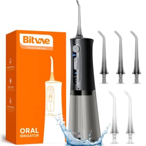 Bitvae C5 Electric Water Flosser for $13 w/ Prime Bitvae C5 Electric Water Flosser for $13 w/ Prime
