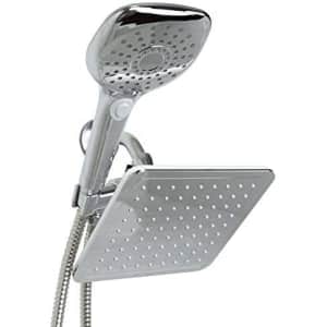 Sunbeam 5-Function Dual Shower Massager w/ Rainfall Head Set for $23 Sunbeam 5-Function Dual Shower Massager w/ Rainfall Head Set for $23