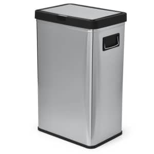 BH&G 13.7-Gallon Touchless Dual Sensor Kitchen Garbage Can for $70