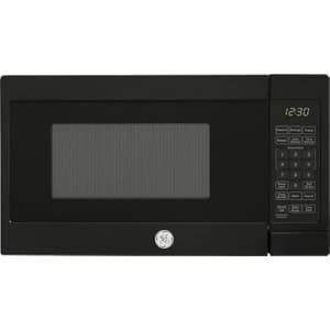 GE GCST07N1WBB Microwave Oven, 700-watt 6 Auto Cooking Settings, Child-Lock Technology, Kitchen for $91