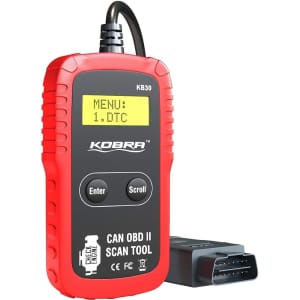 Kobra OBD2 Scanner Car Code Reader for $18