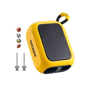 AstroAI Portable Electric Ball Pump for $19