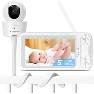 Yonvim 5" HD Video Baby Monitor for $100