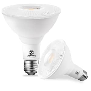 Energetic Lighting PAR30 LED Bulb 2-Pack for $10