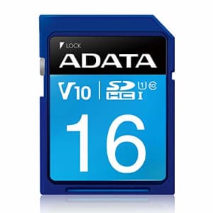 ADATA Premier 16GB SDHC UHS-I U1 Memory Card (ASDH16GUICL10-R) for $13