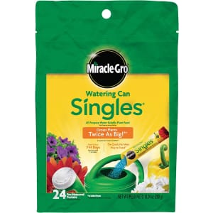 Miracle-Gro Watering Can Plant Food Singles 24-Pack for $6.52 via Sub & Save