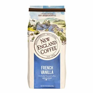 New England Coffee French Vanilla Medium Roast Ground Coffee 22 oz. Bag for $23