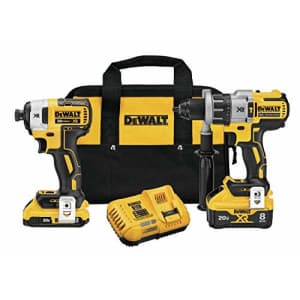 DEWALT 20V Max XR Cordless Power Tool Combo Kit w/ Soft Case for $329