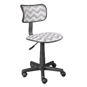 Urban Shop Swivel Mesh Chair, Grey for $38