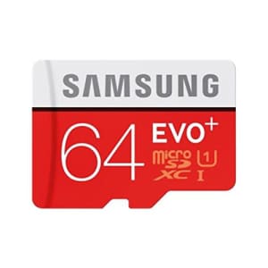 Samsung 64GB EVO Plus Class 10 Micro SDXC with Adapter 80mb/s (MB-MC64DA) for $13