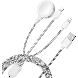 Teilybao 3-in-1 Charging Cable for Apple Devices for $12
