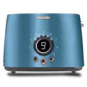 Sencor STS6052BL Premium Metallic 2-slot High Lift Toaster with Digital Button and Toaster Rack, for $81