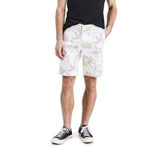 Dockers Men's Ultimate Straight Fit Supreme Flex Shorts (Standard and Big & Tall), (New) Egret for $28