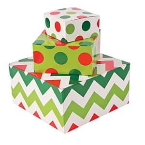 Fun Express - Christmas Gift Box Asst for Christmas - Party Supplies - Containers & Boxes - Paper for $12