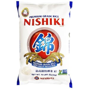 Nishiki Premium Rice 15-lb. Bag for $19 via Sub & Save