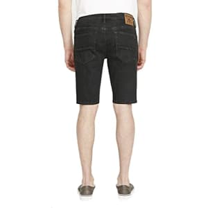 Buffalo David Bitton Men's Parker Denim Shorts, Black, 28 for $14