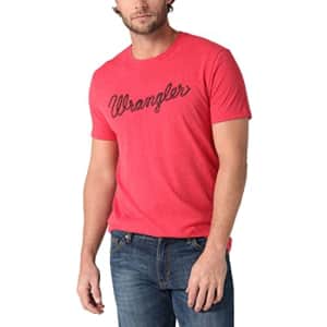 Wrangler Men's Western Crew Neck Short Sleeve Tee Shirt, Red Rope Logo, Medium for $15 Wrangler Men's Western Crew Neck Short Sleeve Tee Shirt, Red Rope Logo, Medium for $15
