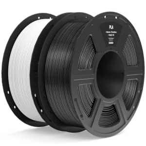ELEGOO PLA Filament 1.75mm Black & White 2KG, 3D Printer Filament Dimensional Accuracy +/- 0.02mm, for $29 ELEGOO PLA Filament 1.75mm Black & White 2KG, 3D Printer Filament Dimensional Accuracy +/- 0.02mm, for $29