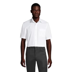 Lands' End Men's Straight Collar Broadcloth Shirt for $12 Lands' End Men's Straight Collar Broadcloth Shirt for $12