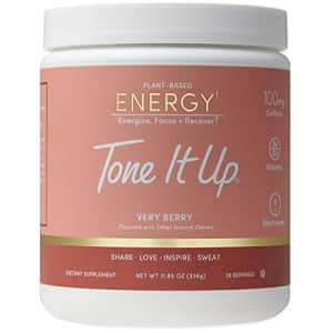 Tone It Up Energy Booster - Pre Workout Powder for Women - 28 Servings - Caffeine and Electrolytes for $36 Tone It Up Energy Booster - Pre Workout Powder for Women - 28 Servings - Caffeine and Electrolytes for $36