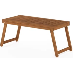 Furinno Tioman Outdoor Hardwood Folding Coffee Table for $30