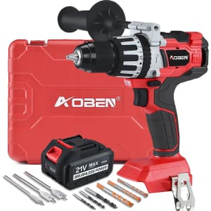Aoben 21V 1/2" Cordless Hammer Drill for $50