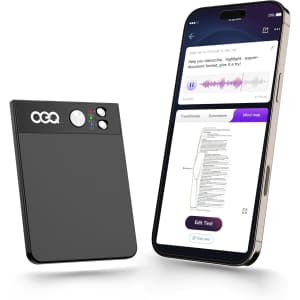 Oeq 64GB AI Voice Recorder for $43 Oeq 64GB AI Voice Recorder for $43