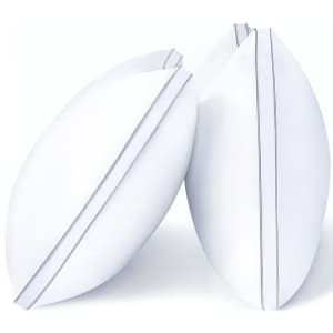 Viewstar 9" Down Alternative Queen Pillows 2-Pack for $24