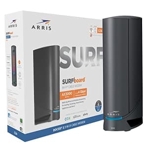 ARRIS Surfboard G34 DOCSIS 3.1 Gigabit Cable Modem & AX3000 Wi-Fi 6 Router, Approved for Cox, for $135