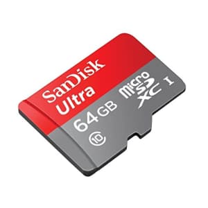 Professional Ultra SanDisk 64GB Haier V60 MicroSDXC card with CUSTOM Hi-Speed, Lossless Format! for $7