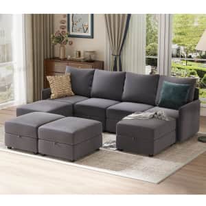 Comhoma Convertible Sectional Sofa for $650 Comhoma Convertible Sectional Sofa for $650