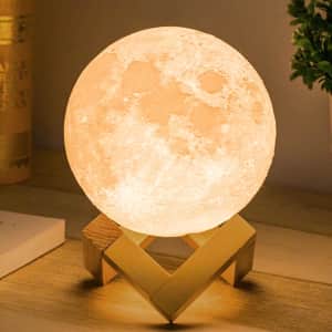 4.7" LED Moon Lamp for $15 4.7" LED Moon Lamp for $15