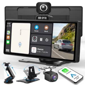 10.26" Wireless Carplay with 2K Dashcam for $85