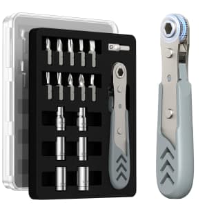 17-in-1 Ratcheting Screwdriver Set for $6