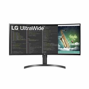 LG 35WN75C-B UltraWide Monitor 35 QHD (3440 x 1440) Curved Display, sRGB 99% Color Gamut, HDR 10, for $889