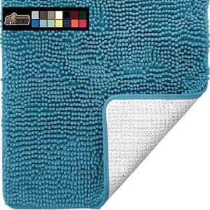 Gorilla Grip Bath Rug, 54x24, Thick Soft Absorbent Chenille Rubber Backing Bathroom Rugs, for $31