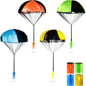 Parachute Throwing Toy 4-Pack Set for $7