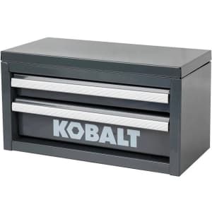 Kobalt Mini 10.83" Friction 2-Drawer Steel Tool Box for $20