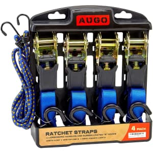 Augo Ratchet Straps 4-Pack for $20 Augo Ratchet Straps 4-Pack for $20