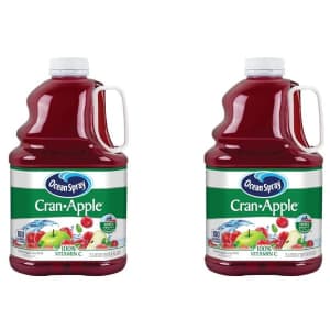 Ocean Cran-Apple Spray Juice Drink 3-Liter Bottle 2-Pack for $8