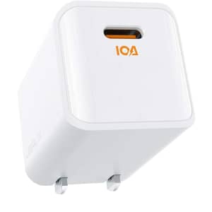 Jsaux 20W USB-C Foldable Mini Power Adapter for $7