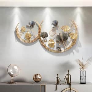 3D Hollow-out Ginkgo Leaves Wall Decor for $80