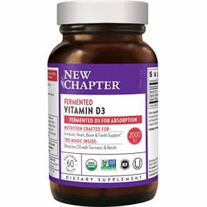 New Chapter Vitamin D3, Fermented Vitamin D3 2,000 IU, ONE Daily with Whole-Food Herbs + for $27 New Chapter Vitamin D3, Fermented Vitamin D3 2,000 IU, ONE Daily with Whole-Food Herbs + for $27