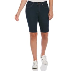 Rafaella Women's High Rise Cut-Off Bermuda Shorts, Dark Indigo Wash, 16 for $13 Rafaella Women's High Rise Cut-Off Bermuda Shorts, Dark Indigo Wash, 16 for $13
