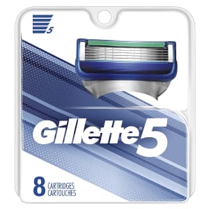 Gillette 5 Men's Razor Blade Refill 8-Pack for $13 via Sub & Save Gillette 5 Men's Razor Blade Refill 8-Pack for $13 via Sub & Save