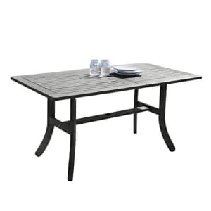 Vifah V1300 Rectangular Wooden Patio Dining Table for $273