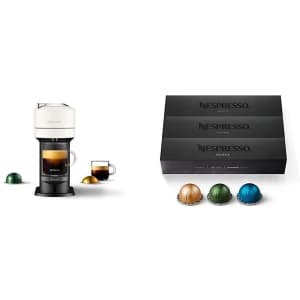 Nespresso Vertuo Next Coffee and Espresso Machine w/ Coffee for $134