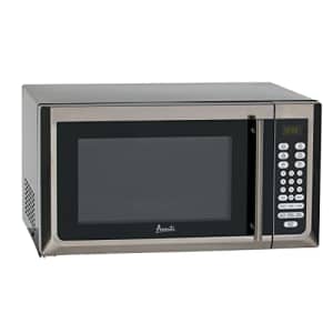 Avanti MT16K3S 1,000-watt Microwave Oven, 12.3" x 21.8" x 20.5", Black, Stainless Steel for $158