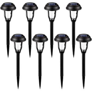 Gigalumi Outdoor LED Solar Path Lights 8-Pack for $12 Gigalumi Outdoor LED Solar Path Lights 8-Pack for $12