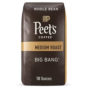 Peet's Coffee, Medium Roast Whole Bean Coffee - Big Bang 18 Ounce Bag, Packaging May Vary for $32